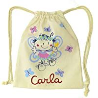 Los mejores  - Mochila cuerdas Infantil Personalizada Hada Mariposa